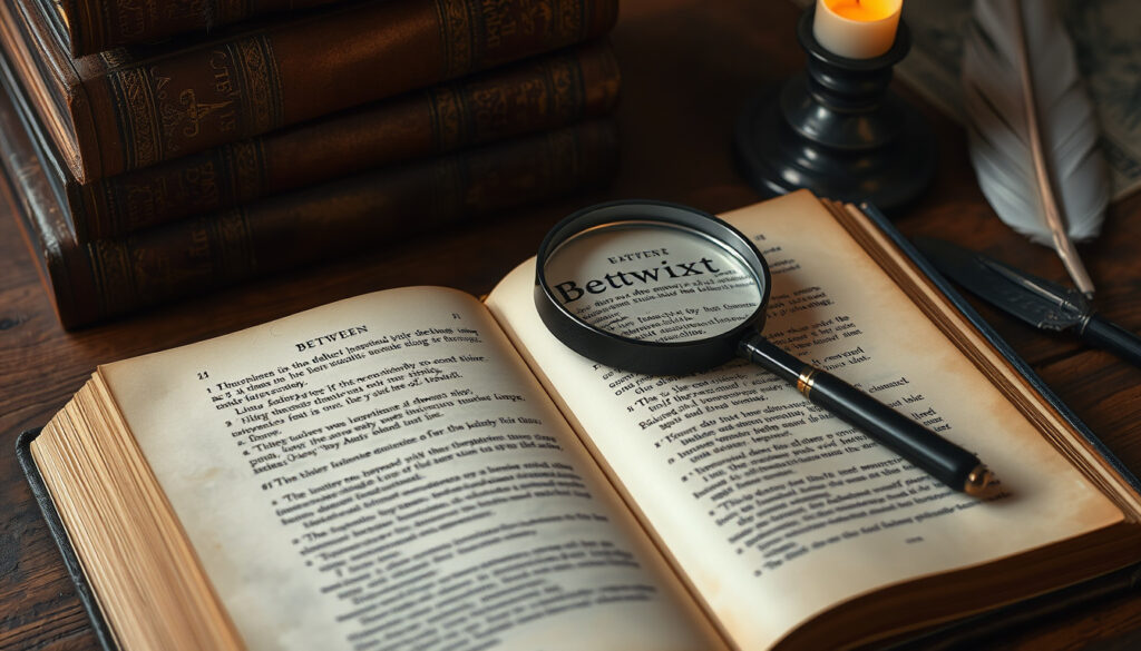 Difference Between Betwixt and Between: Word History