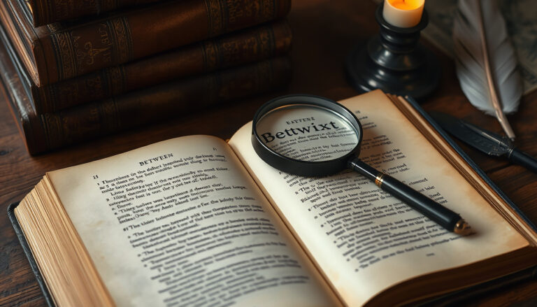 Difference Between Betwixt and Between: Word History